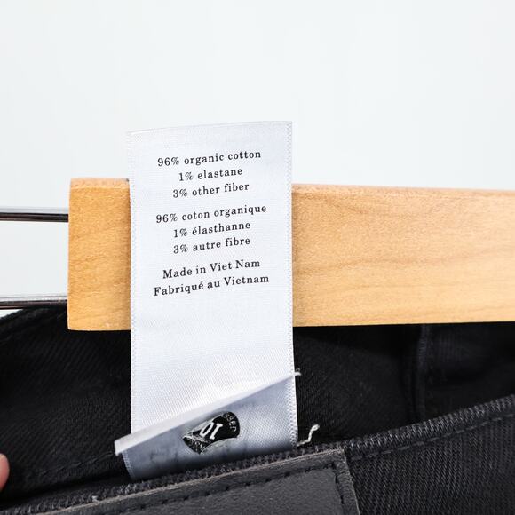 NWOT Everlane The Curvy Way High Hourglass Jean In Black Coal Size 28 Regular - Picture 9 of 9